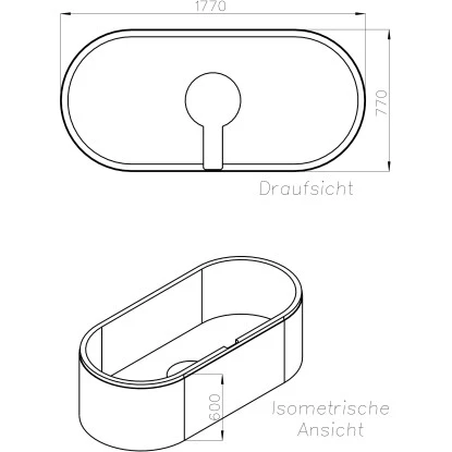 Ottofond Wannenträger Montego 180 Cm 4 Ottofond Wannenträger Montego 180 Cm – Bild 2