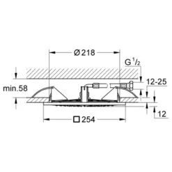 Grohe Deckenbrause Rainshower F-Series -Badezimmer Zu Hause 68 4520 grohe deckenbrause 1