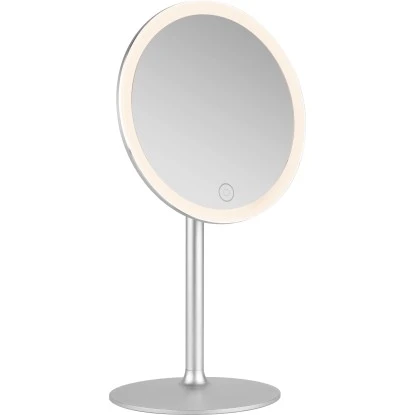 Baliv LED Kosmetik Standspiegel Silber 9 Baliv LED Kosmetik Standspiegel Silber – Bild 7