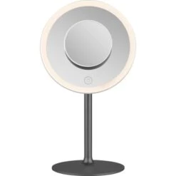 Baliv LED Kosmetik Standspiegel Schwarz 12 Baliv LED Kosmetik Standspiegel Schwarz -Badezimmer Zu Hause 743446 3049 3