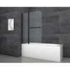 Aurlane Badewannenfaltwand Black Comfort 2 Schwarz Matt 100 Cm X 140 Cm 1 Aurlane Badewannenfaltwand Black Comfort 2 Schwarz Matt 100 Cm X 140 Cm -Badezimmer Zu Hause 760908 4018 1a112 1