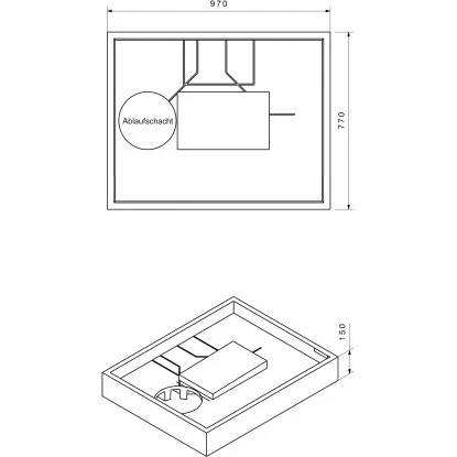 Duschwannenträger Für Ottofond Plateau 100 Cm X 80 Cm 4 Duschwannenträger Für Ottofond Plateau 100 Cm X 80 Cm – Bild 2