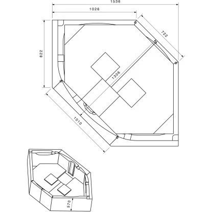 Badewannenträger Für Ottofond Canary Eckwanne Mit Ablage 150 Cm X 150 Cm 4 Badewannenträger Für Ottofond Canary Eckwanne Mit Ablage 150 Cm X 150 Cm – Bild 2