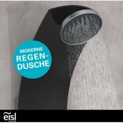 Eisl Duschpaneel Karibik 3 In 1 Mit Regendusche Sechs Massagedüsen Schwarz -Badezimmer Zu Hause 7663602 2759 7