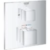 Grohe Thermostat-Wannenbatterie Mit 2-Wege-Umstellung Grohtherm Cube Chrom -Badezimmer Zu Hause 792944 4520 1