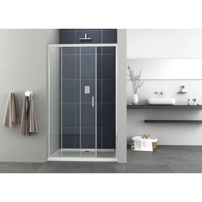 Sanotechnik Schiebetür Elite Mit Soft Close 98 Cm - 100 Cm X 195 Cm Chrom 3 Sanotechnik Schiebetür Elite Mit Soft Close 98 Cm - 100 Cm X 195 Cm Chrom