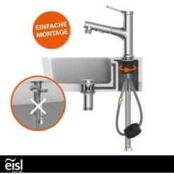 Eisl Variabile Waschtischarmatur Mit Herausziehbarer Haarbrause Chrom 39 Eisl Variabile Waschtischarmatur Mit Herausziehbarer Haarbrause Chrom -Badezimmer Zu Hause 9002560798909 2759 18