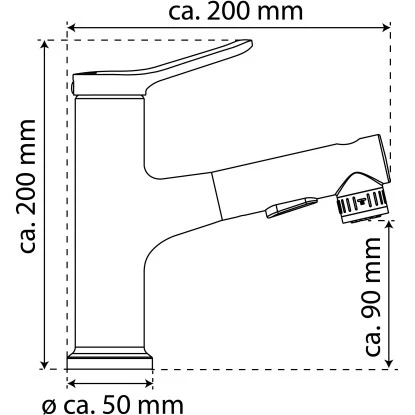 Eisl Variabile Waschtischarmatur Mit Herausziehbarer Haarbrause Chrom 22 Eisl Variabile Waschtischarmatur Mit Herausziehbarer Haarbrause Chrom – Bild 20