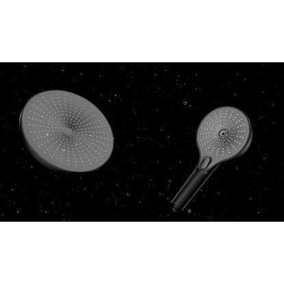 Wenko Regenduschkopf Ultimate Shower Schwarz/Grau Ø 25 Cm 17 Wenko Regenduschkopf Ultimate Shower Schwarz/Grau Ø 25 Cm – Bild 15