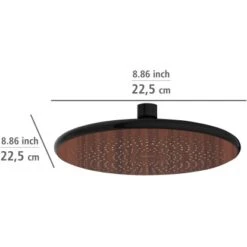 Wenko Regenduschkopf Watersaving Wood Ø 22,5 Cm -Badezimmer Zu Hause 903683 1068 06
