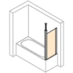 Hüppe Badewannenabtrennung Design Pure Seitenwand BxH: 70 Cm X 150 Cm Silber HG 7 Hüppe Badewannenabtrennung Design Pure Seitenwand BxH: 70 Cm X 150 Cm Silber HG -Badezimmer Zu Hause 905473 2438 HPUV8P68MDG 20