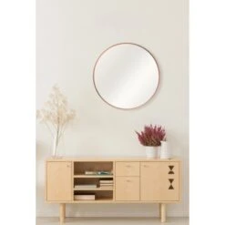 DSK Design Wandspiegel Silver Coiffeur Ø 50 Cm Kupfer Rund -Badezimmer Zu Hause 931345 2963 5