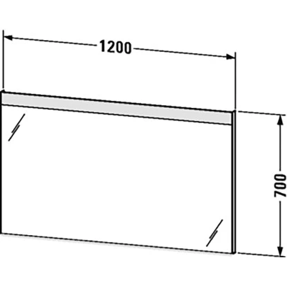 Duravit Leuchtspiegel Mit Wandschaltung 70 Cm X 120 Cm 5 Duravit Leuchtspiegel Mit Wandschaltung 70 Cm X 120 Cm – Bild 3