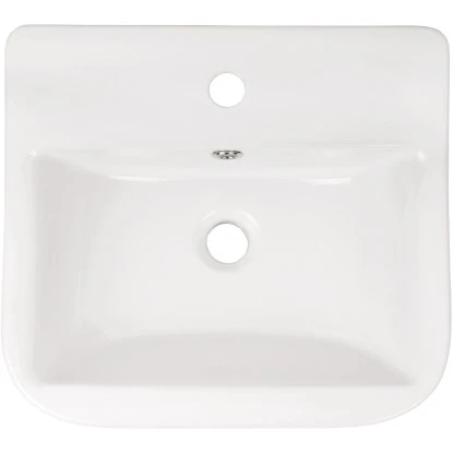 AquaSu Handwaschbecken Lenado 46 Cm Weiß 5 AquaSu Handwaschbecken Lenado 46 Cm Weiß – Bild 3