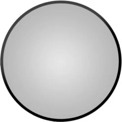 DSK LED-Lichtspiegel Black Ring Ø 50 Cm Schwarz Matt