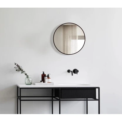 DSK LED-Lichtspiegel Black Ring Ø 50 Cm Schwarz Matt 6 DSK LED-Lichtspiegel Black Ring Ø 50 Cm Schwarz Matt – Bild 4