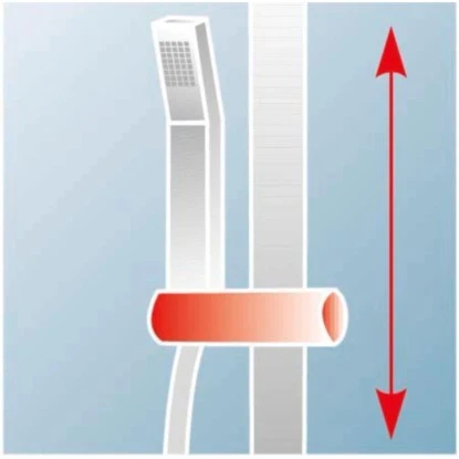 Schulte Duschbrausen-Set Square Mit Thermostat Chrom 5 Schulte Duschbrausen-Set Square Mit Thermostat Chrom – Bild 3
