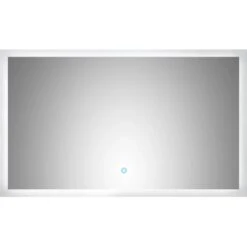 LED-Lichtspiegel 100x60 Cm Neutralweiß Mit Touch Bedienung