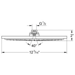 Grohe Kopfbrause Rainshower Cosmopolitan 310 -Badezimmer Zu Hause hower cosmo 310 kopfbrause 1