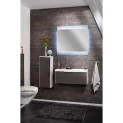 Fackelmann Spiegelelement Scera 80 Cm EEK: A+ -Badezimmer Zu Hause raweissgrau Unterschrank 2